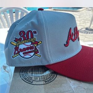 Police Branded 9FORTY Cap – Light Blue & Red Trim
